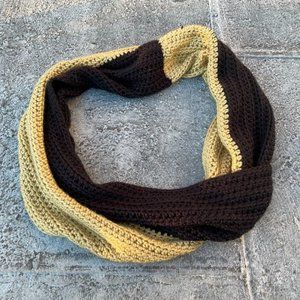 Women Scarf Winter Infinity Scarf Brown/Tan Tone Scarve